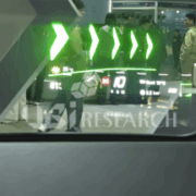 Innovative Micro-LED display panels including AR-HUD and seamless tiling products showcased by Chinese manufacturers at ICDT 2026.