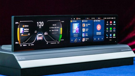 자동차 콕핏용으로 개발된 현대모비스의 QL(Quantum Dot + Local Dimming) 디스플레이