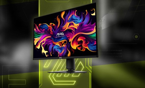 삼성디스플레이의 하이엔드 QD-OLED 패널이 탑재된 MSI MAG 게이밍 모니터